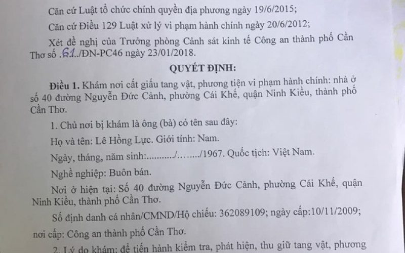 Đổi 100 USD bị phạt 90 triệu: Người ký lệnh khám xét tiệm vàng lên tiếng