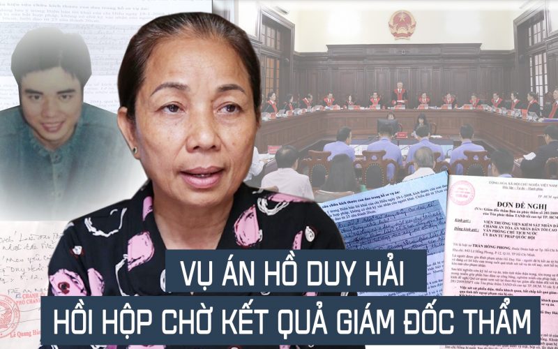 Vụ án Hồ Duy Hải hồi hộp chờ kết quả giám đốc thẩm