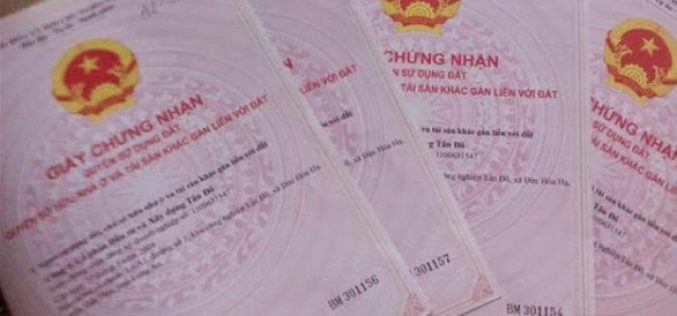 Trong cơn sốt đất cẩn thận sổ đỏ làm giả tinh vi