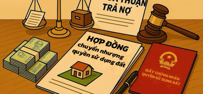 Chuyển nhượng quyền sử dụng đất để thực hiện nghĩa vụ trả nợ: Ranh giới với giao dịch dân sự vô hiệu do giả tạo