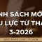 Chính sách mới có hiệu lực từ tháng 3-2026