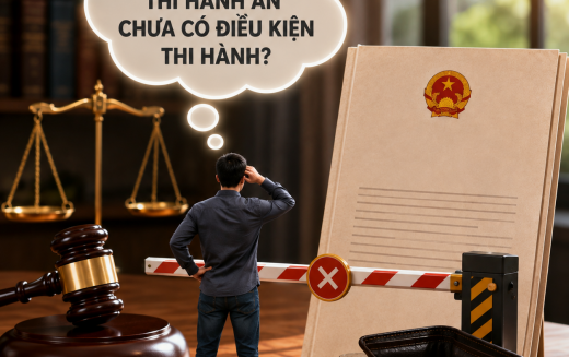 NGƯỜI PHẢI THI HÀNH ÁN CHƯA CÓ ĐIỀU KIỆN THI HÀNH: QUY ĐỊNH MỚI TỪ NGÀY 01/7/2026