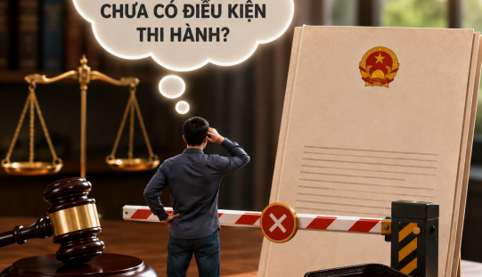 NGƯỜI PHẢI THI HÀNH ÁN CHƯA CÓ ĐIỀU KIỆN THI HÀNH: QUY ĐỊNH MỚI TỪ NGÀY 01/7/2026