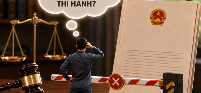NGƯỜI PHẢI THI HÀNH ÁN CHƯA CÓ ĐIỀU KIỆN THI HÀNH: QUY ĐỊNH MỚI TỪ NGÀY 01/7/2026