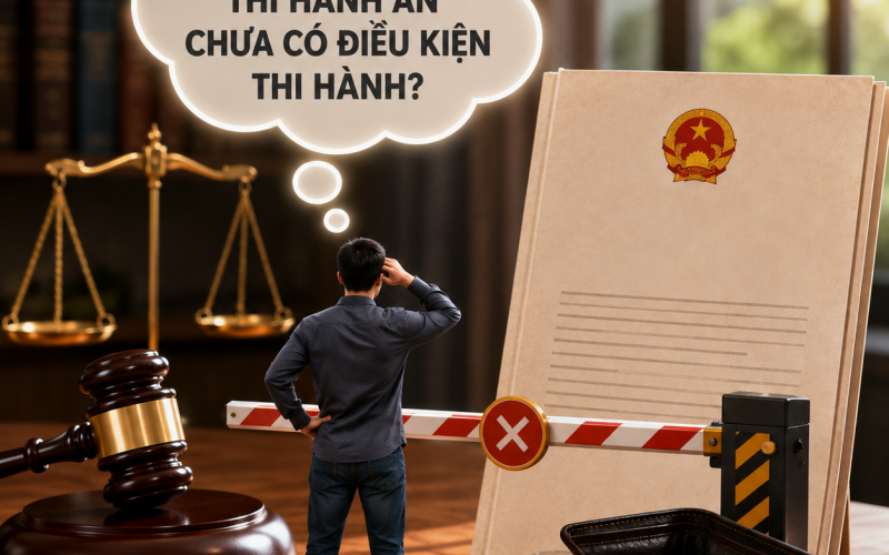 NGƯỜI PHẢI THI HÀNH ÁN CHƯA CÓ ĐIỀU KIỆN THI HÀNH: QUY ĐỊNH MỚI TỪ NGÀY 01/7/2026
